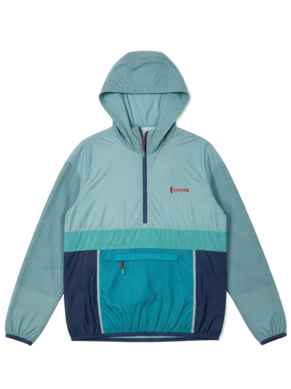 Cotopaxi Teca Half-Zip Windbreaker | Crisp Air Blue Colorblock